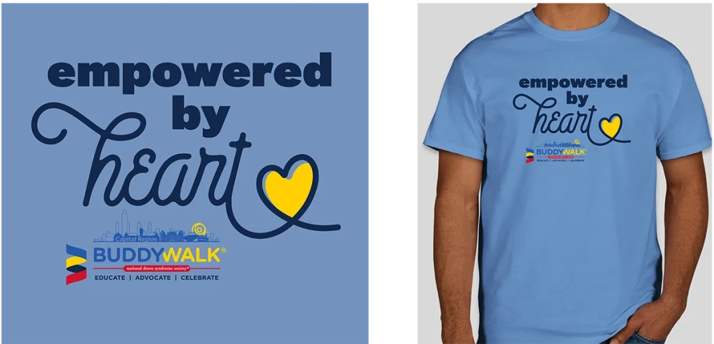 CFDS buddy walk event t-shirt for 2025